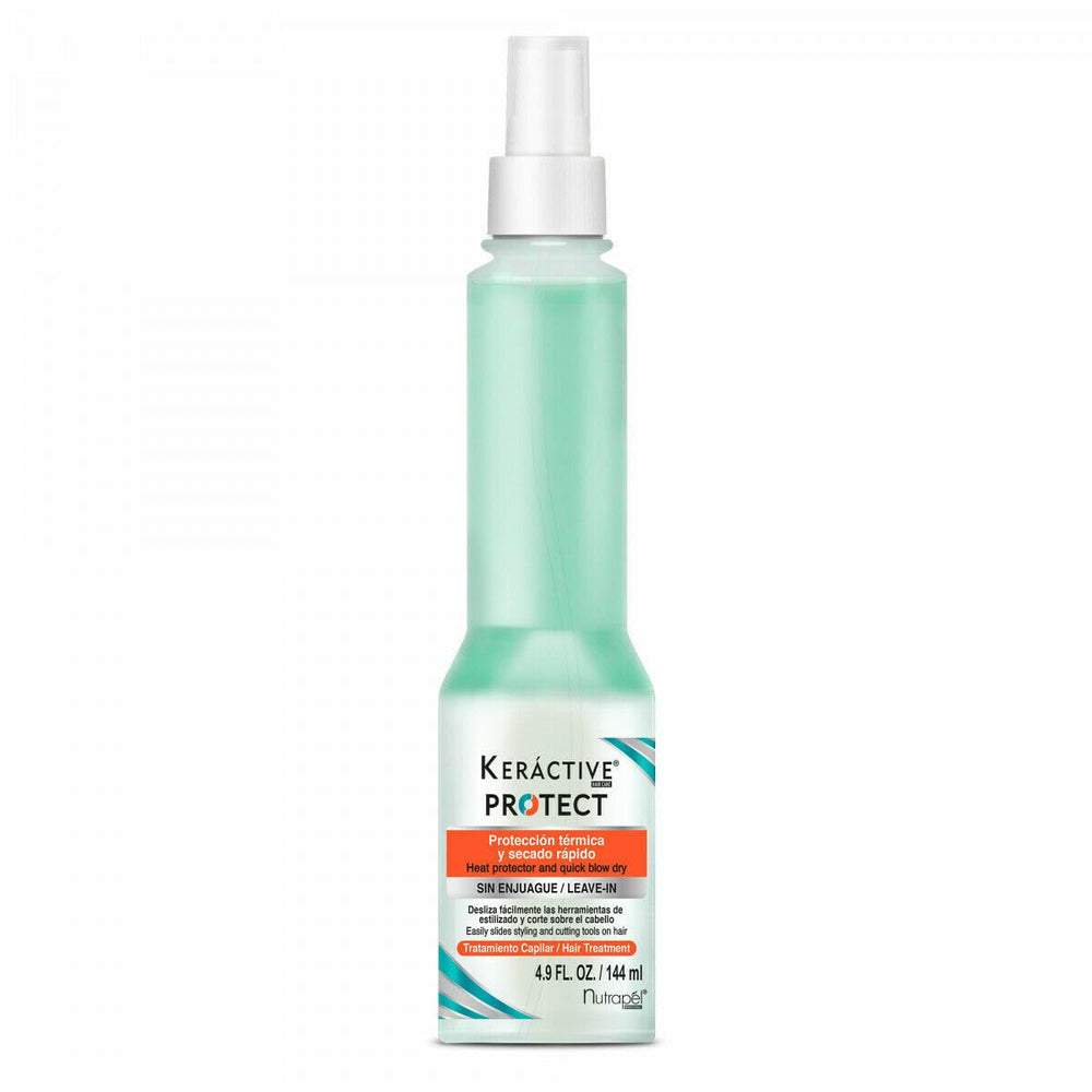 Nutrapel Keractive Protect bottle pour for quick heat protection before styling