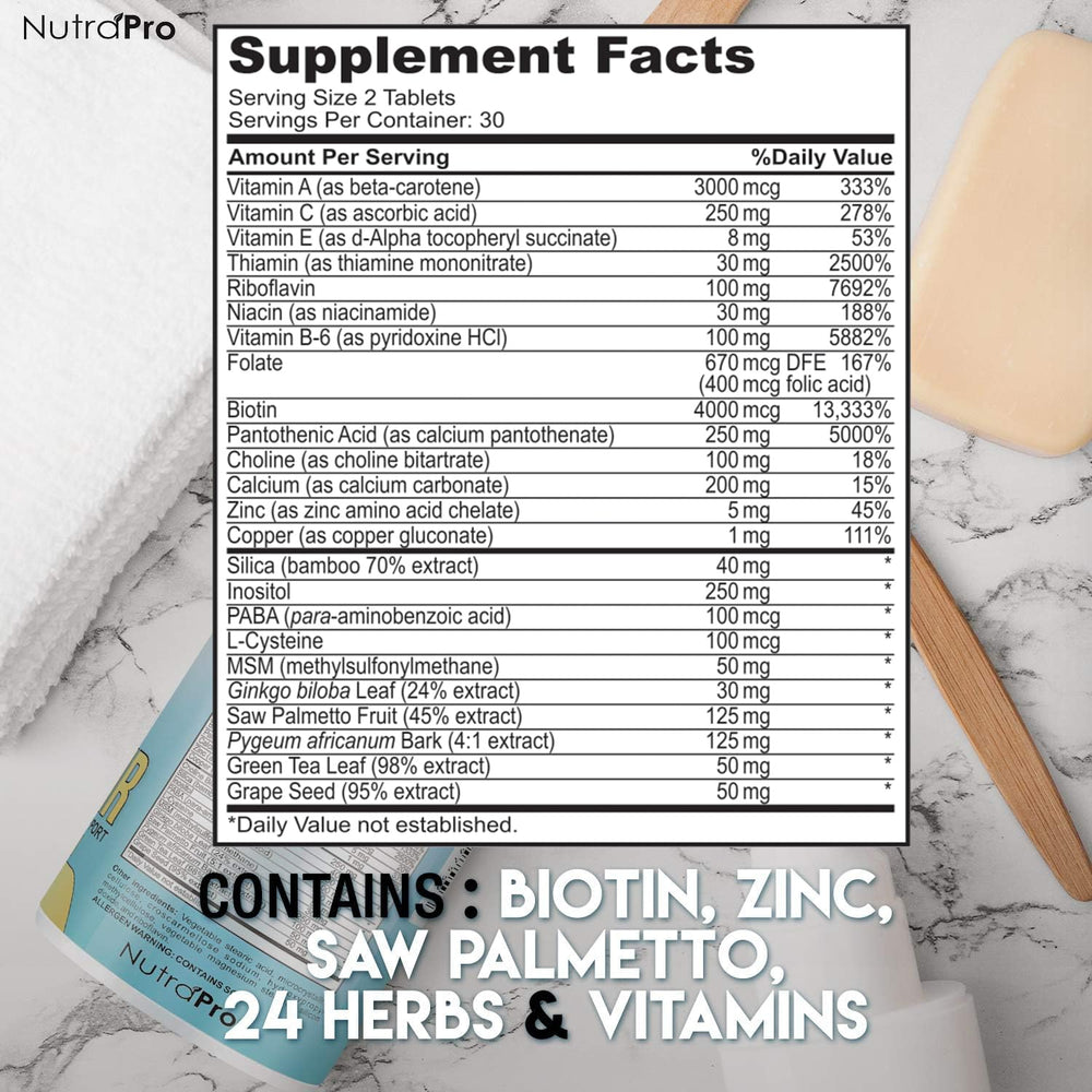 NutraPro packaging scene conveys quality production and GMP standards.