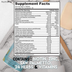 NutraPro packaging scene conveys quality production and GMP standards.