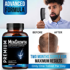 NutraPro MenGrowth nails and skin support in a health-focused context.