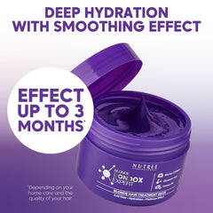 Nutree Professional creamy mask spreads evenly for deep hydration and softness.