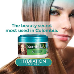 NUTRIBELA10 avocado-argan ingredients label signaling nourishing boost.