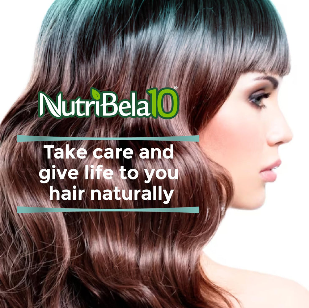 NUTRIBELA10 keratin smoothing action for easier styling.