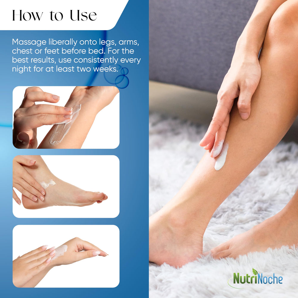 Travel-size NutriNoche Magnesium Lotion bottle ready for on-the-go use.