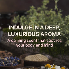 Nutseline Slim Fit Gua Sha Serum aromatherapy scene emphasizes calming essential oils.