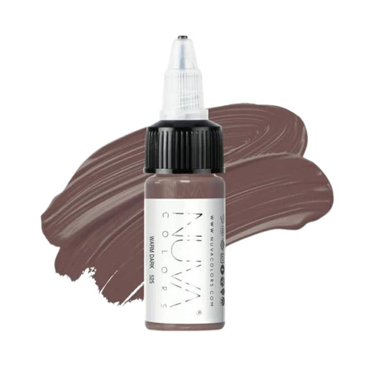 Nuva Pigments scar camouflage bottle enables precise color blending for customized results.