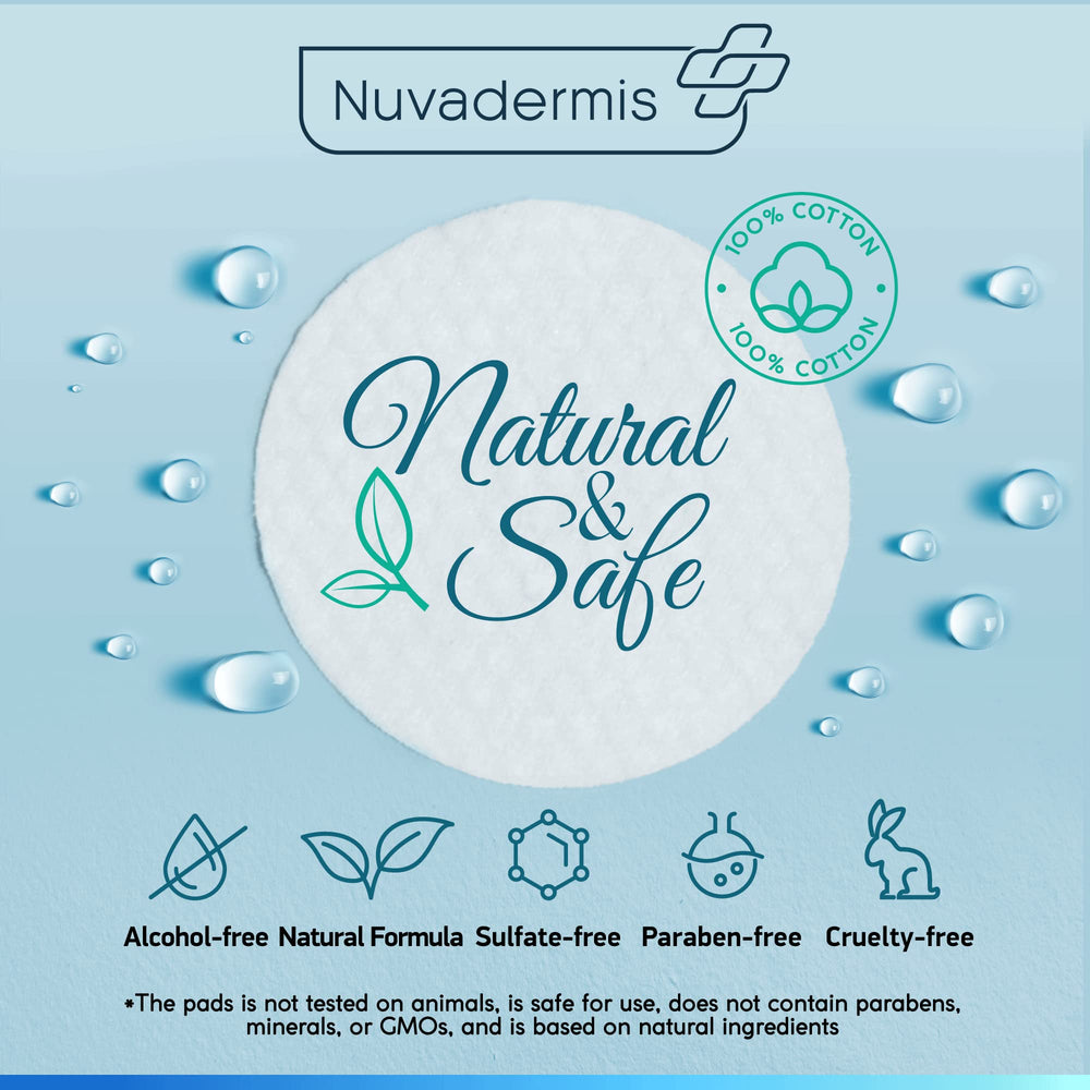 NUVADERMIS vitamin C and E boost for antioxidant protection.