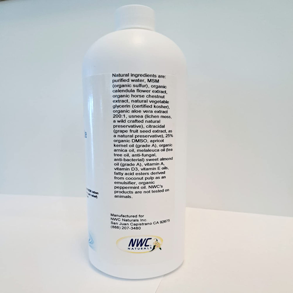 Close-up of Ultra-Muscle Rub ingredients, including peppermint and arnica.