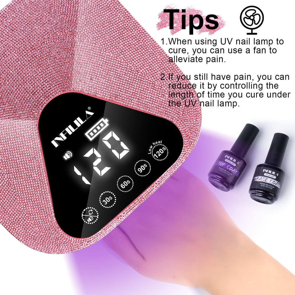 NXJ INFILILA 7-step application guide for at-home manicure