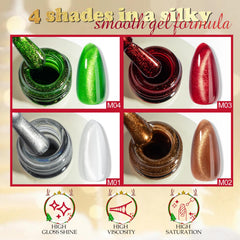 NXJ INFILILA Orange gel nail polish adds warm, vibrant holiday color
