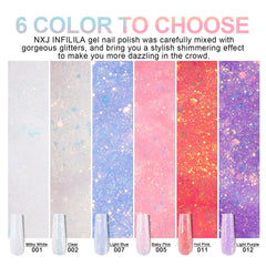 NXJ INFILILA UV lamp cured gel is strong and wear resistant for daily use