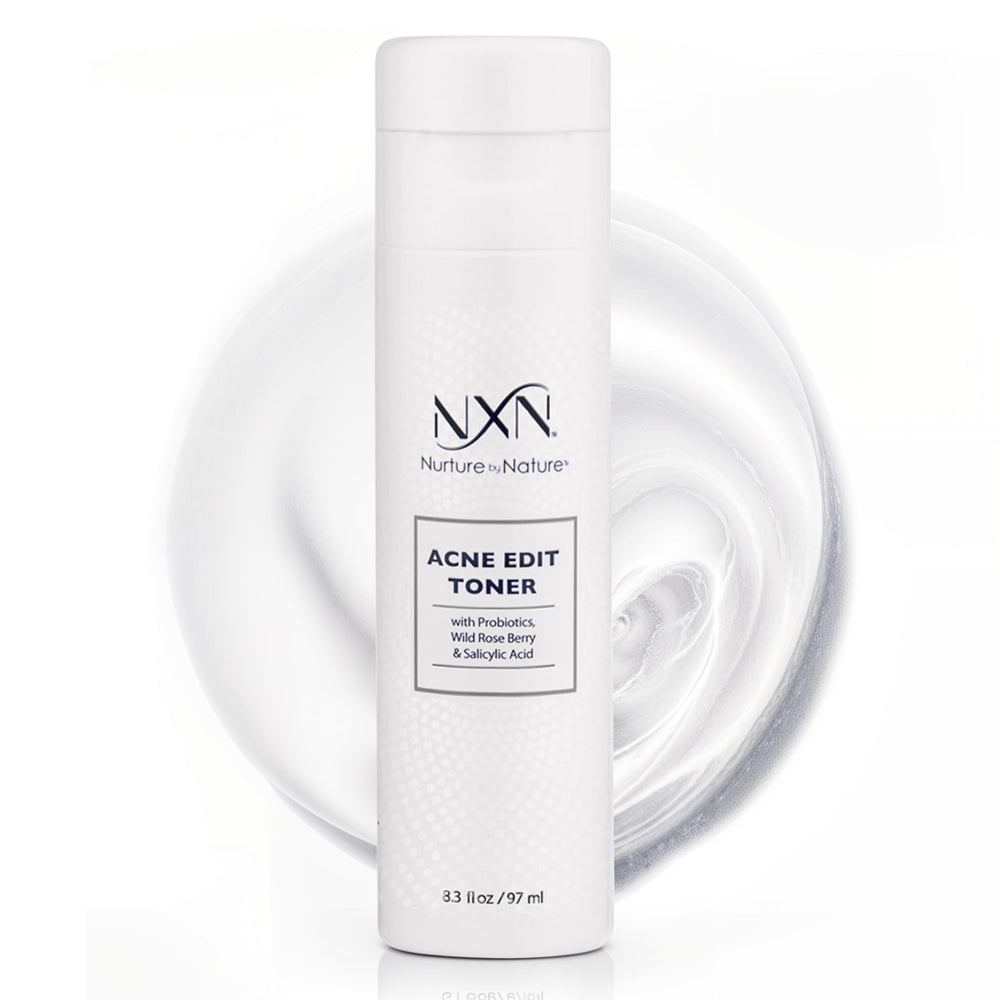 NXN Acne Toner with Witch Hazel balances oil and reduces redness