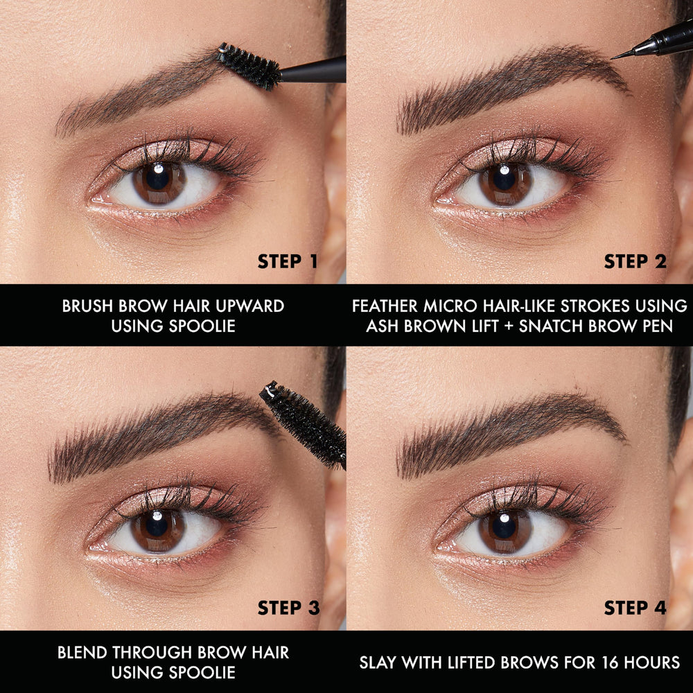 Nyx Lift & Snatch rellena áreas dispersas para cejas definidas