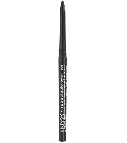 NYX Professional Makeup waterproof retractable eye liner MPE10 gray delivering full-coverage definition.