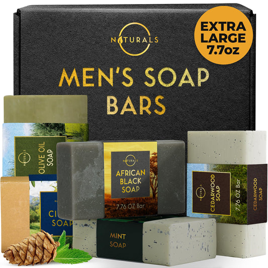 O Naturals mint bar soap with natural oils for a refreshing cleanse