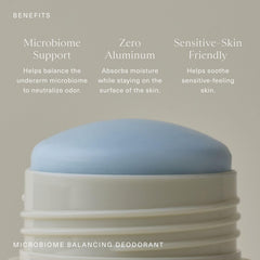 Oak Essentials deodorant application close-up showing easy swipe