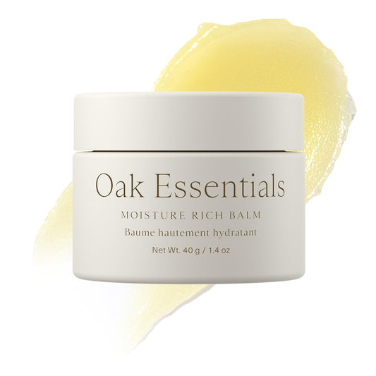Oak Essentials Moisture Rich Balm jar with sea buckthorn for deep hydration