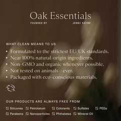 Oak Essentials Nourishing Cleansing Milk after cleansing leaves comfortable, non-tight feel.