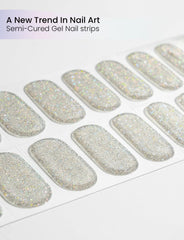 Oauee gel top coat included for long-lasting shine and smooth finish.