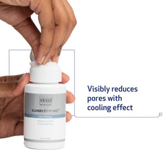 Obagi CLENZIderm MD packaging with dermatologist tested badge.