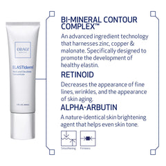 Alpha-Arbutin brightening focus suggests more even décolleté tone.