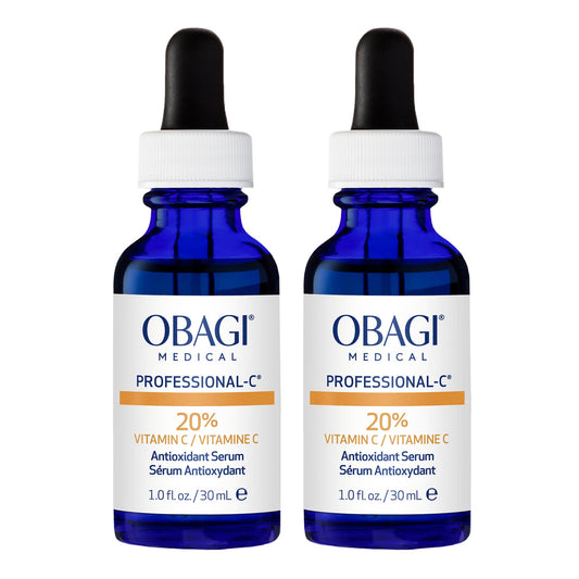 Obagi Medical Professional-C 20% Serum bottle front highlighting brightening formula