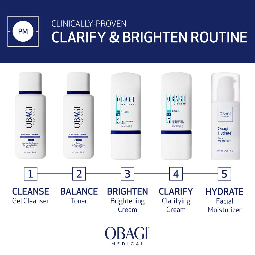 Obagi Nu-Derm Blend Fx cream texture close-up shows smooth consistency