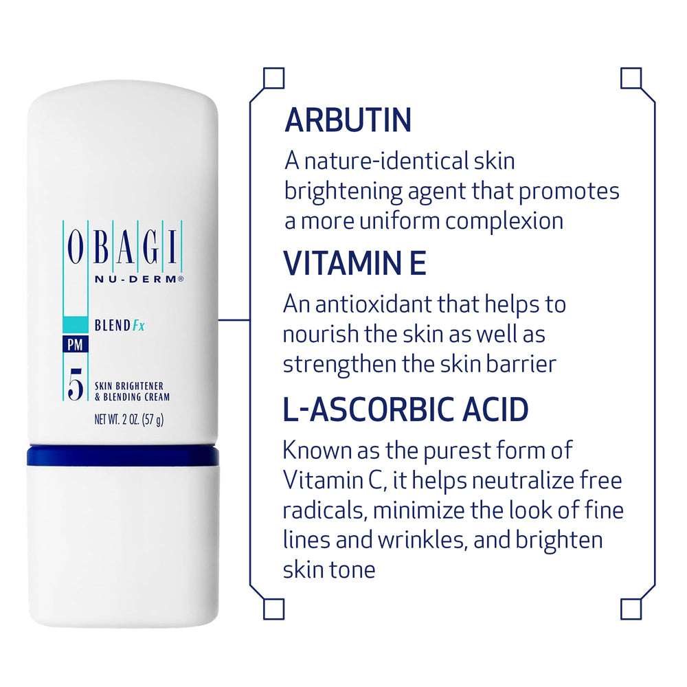Obagi Nu-Derm Blend Fx vitamins C and E close-up