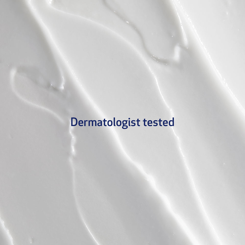 Cream swatch on skin showing smooth texture with Obagi Clear Fx.