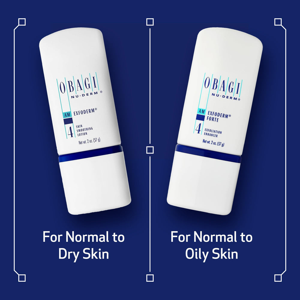 Obagi Nu-Derm Exfoderm Forte on sink demonstrates easy incorporation into nightly skincare routine.