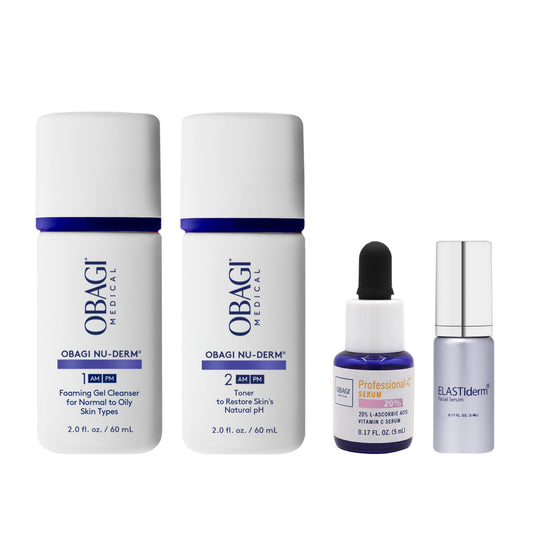 Obagi Nu-Derm Foaming Gel Cleanser travel-size bottle for daily cleansing