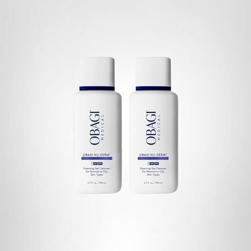 Daily skincare routine with Obagi Nu-Derm Foaming Gel.
