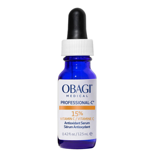 Obagi Medical Professional-C 15% Serum bottle front, brightening and even tone.