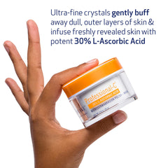 Spreading the Obagi mask texture during application for refreshed skin