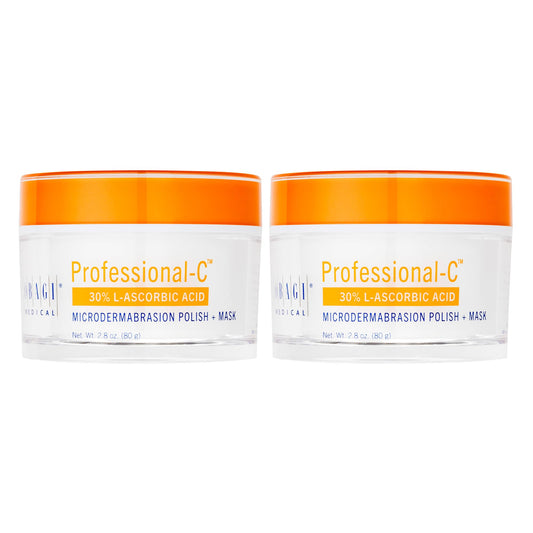 Obagi Professional-C Polish jar with exfoliating crystals for smoother skin.