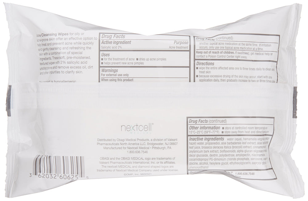 Obagi SUZANOBAGIMD wipes usage portrait depicting portable cleansing on the go.