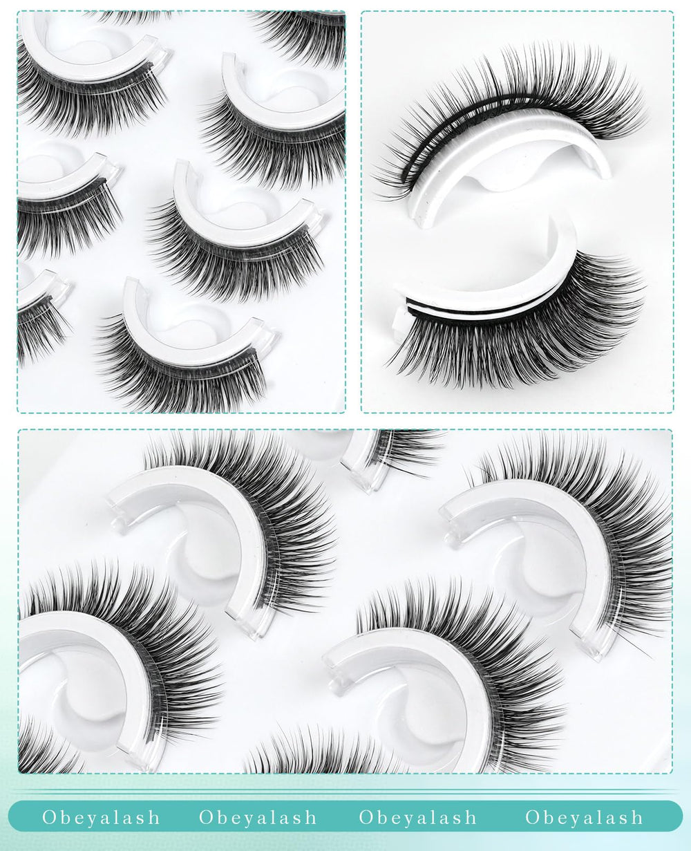 Obeyalash waterproof black-band lashes designed for daily wear