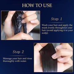 OBRADOYA Caviar Hair Mask usage steps for best results
