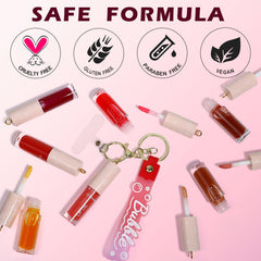 O'CHAIN lip care set highlighting repair and renewal of lips.