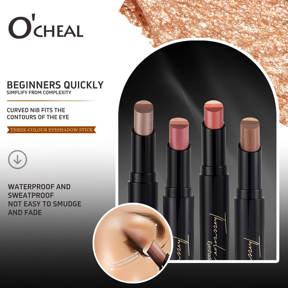 O'CHEAL waterproof formula provides smudge-resistant wear.