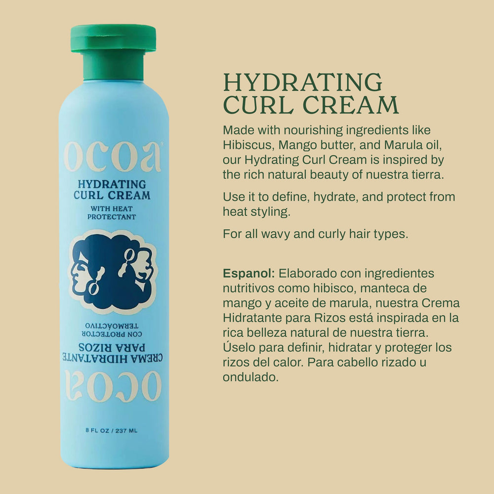 Mango butter component highlights deep moisture and shine for curls