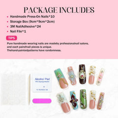OCOUYVD luxury acrylic nails provide durable, lightweight wear with comfortable feel.