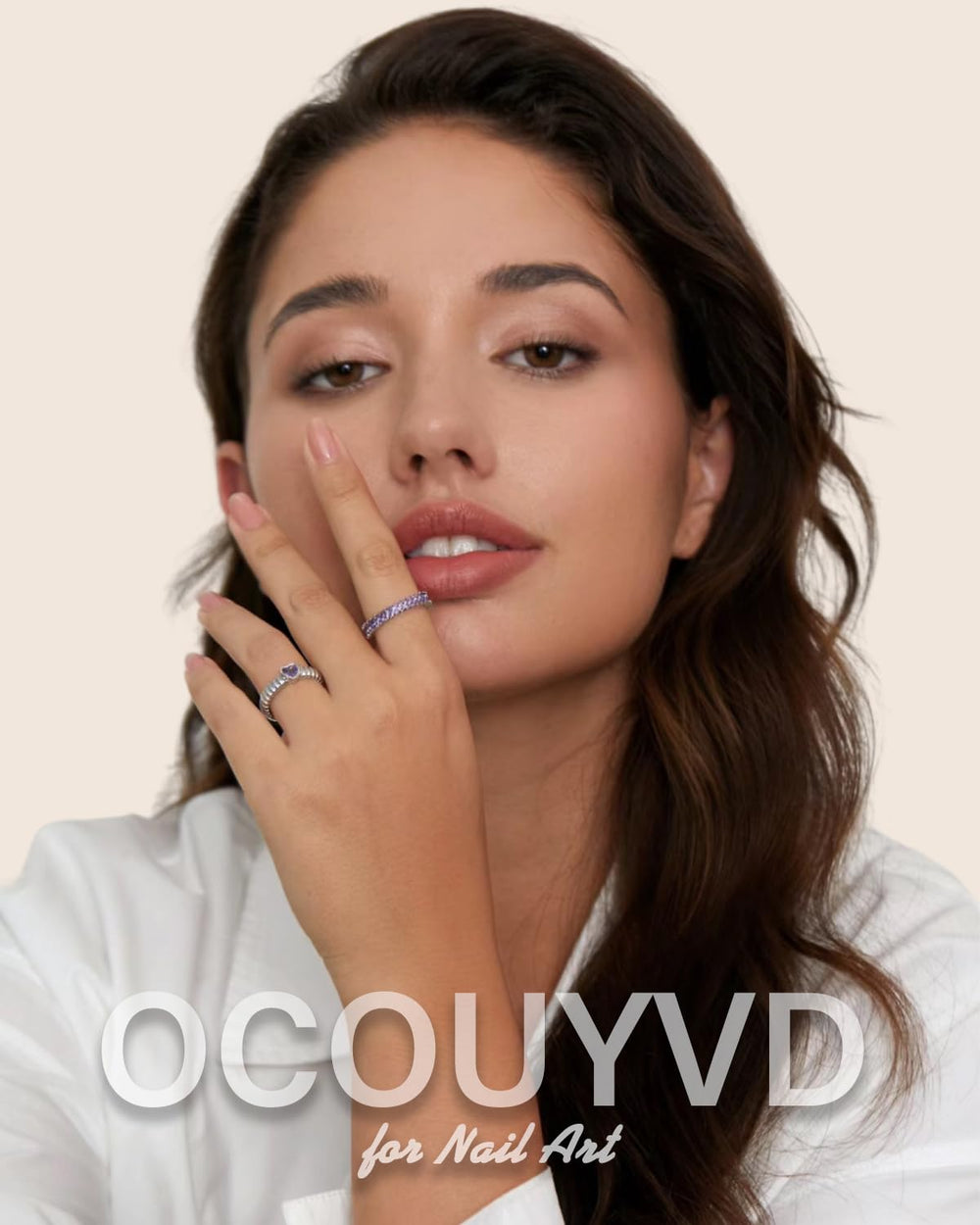 OCOUYVD wedding-party-floral-nails add festive charm to celebrations