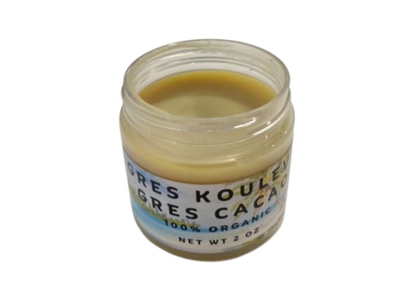 OCS natural sustainability label highlights ethically sourced Haitian ingredients.