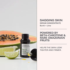Droplets dispense from ODACITE serum for precise application.