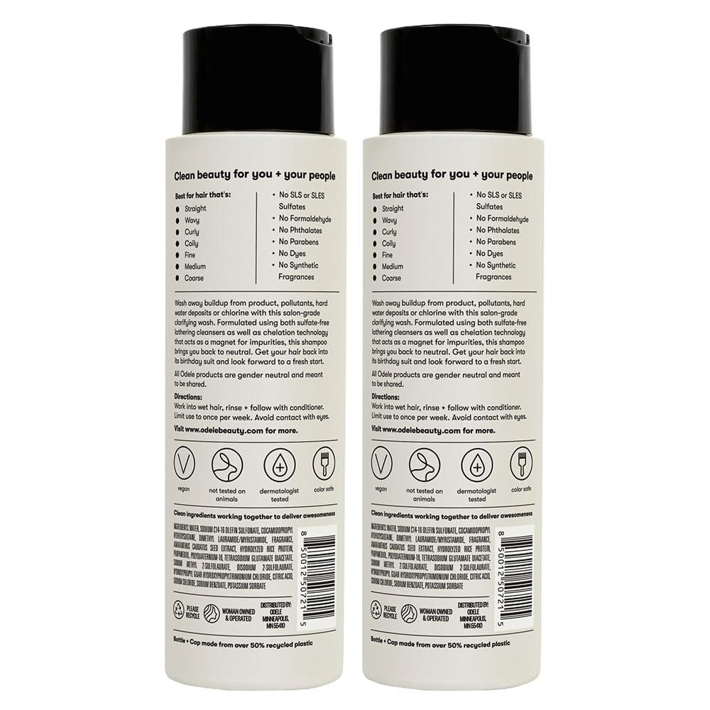 Odele Clarifying Shampoo bathroom setup inspires weekly refresh