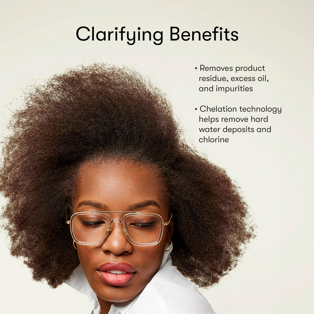 Odele Clarifying shampoo lather forming rich foam signaling buildup removal