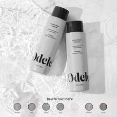 Odele shampoo lather close-up with argan and jojoba oils