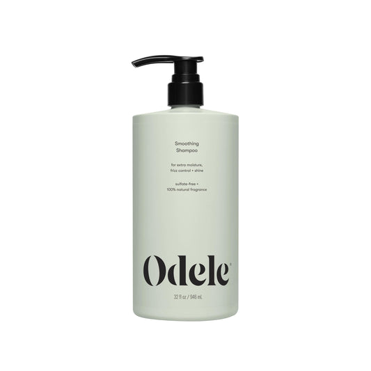 Odele Smoothing Shampoo bottle front, sulfate-free formula for extra moisture