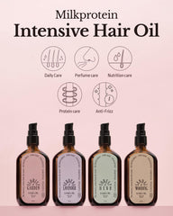 ODID Milk Protein Intensive Hair Oil forest herb scent close-up for fragrance and frizz control.